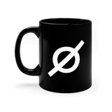 Cosmos (ATOM) Cryptocurrency Symbol Black Mug