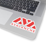 Avalanche (AVAX) Cryptocurrency Symbol Kiss-Cut Stickers