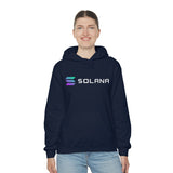 Solana (SOL) Cryptocurrency Symbol  Hooded Sweatshirt