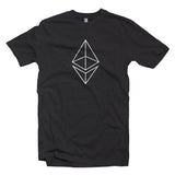 Ethereum Outline Logo T-Shirt2 - Crypto Wardrobe Bitcoin Ethereum Crypto Clothing Merchandise Gear T-shirt hoodie