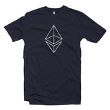 Ethereum Outline Logo T-Shirt2 - Crypto Wardrobe Bitcoin Ethereum Crypto Clothing Merchandise Gear T-shirt hoodie