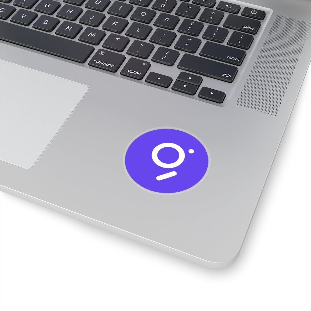 The Graph (GRT) Cryptocurrency Symbol Stickers