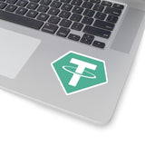 Tether (USDT) Cryptocurrency Symbol Stickers