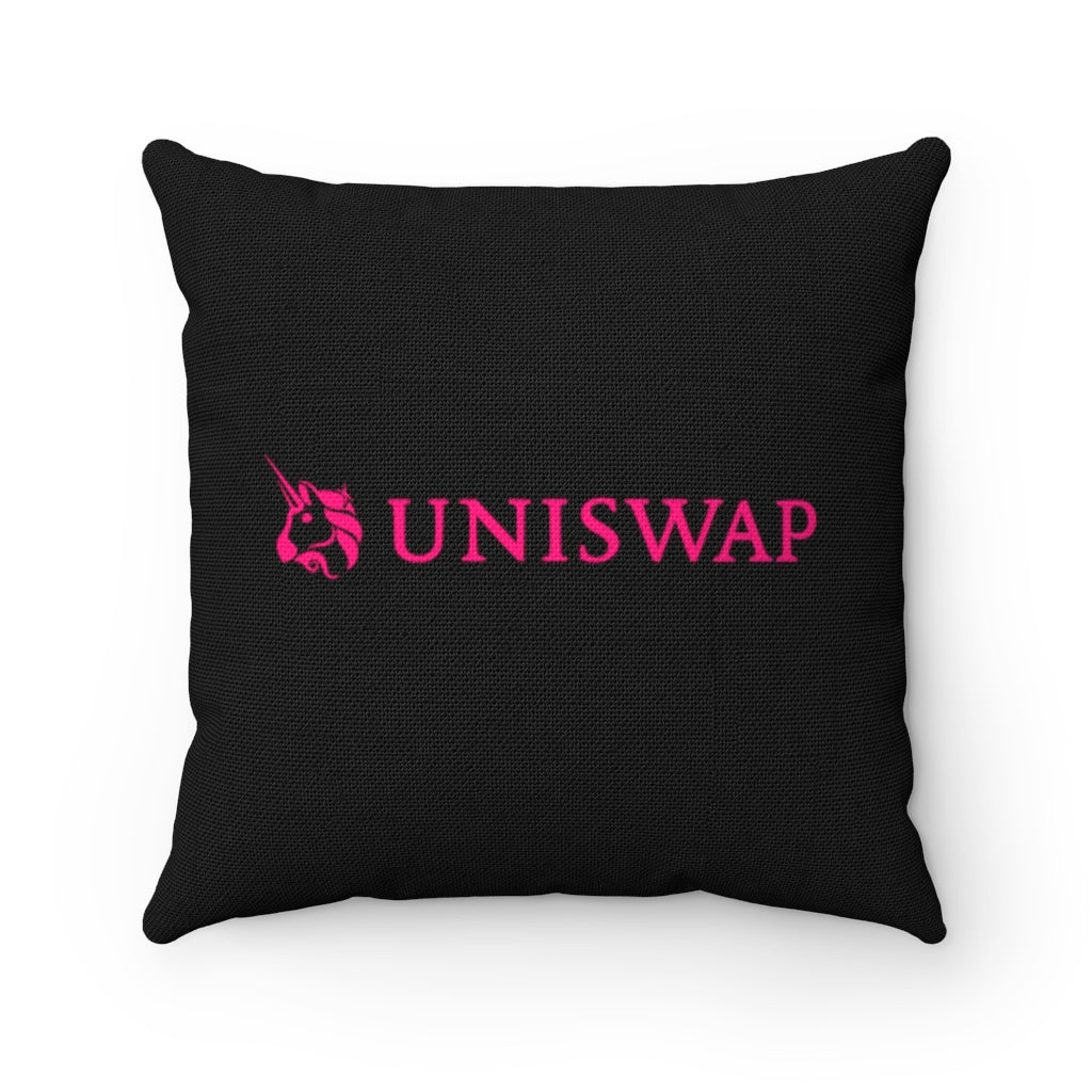 UniSwap (UNI) Cryptocurrency Symbol Pillow