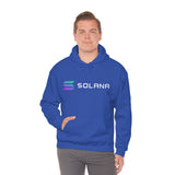 Solana (SOL) Cryptocurrency Symbol  Hooded Sweatshirt