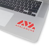 Avalanche (AVAX) Cryptocurrency Symbol Kiss-Cut Stickers