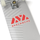 Avalanche (AVAX) Cryptocurrency Symbol Kiss-Cut Stickers