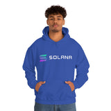 Solana (SOL) Cryptocurrency Symbol  Hooded Sweatshirt