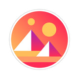 Decentraland (MANA) Cryptocurrency Symbol Kiss-Cut Stickers