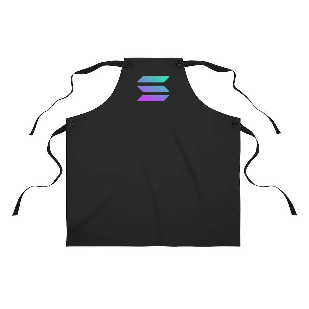 Solana (SOL) Cryptocurrency Symbol Apron