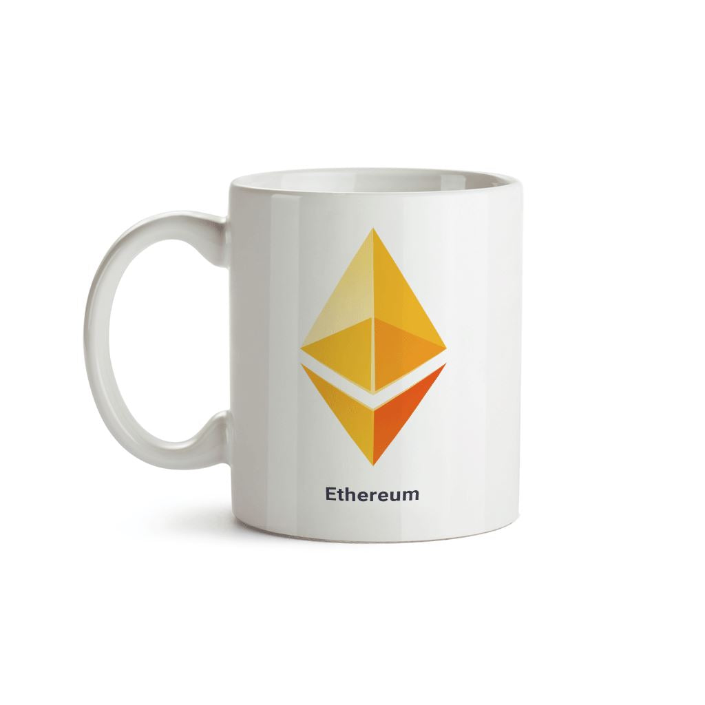 Yellow Ethereum Logo Crypto Mug