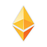 Ethereum ETH Stickers Yellow