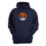 Monero XMR Crypto Aged Symbol Hoodie