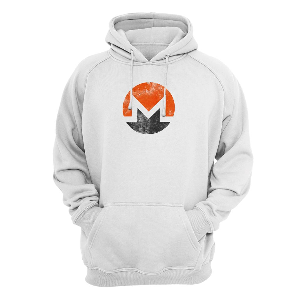 Monero XMR Crypto Aged Symbol Hoodie