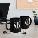 Badger DAO Cryptocurrency Logo Black Mug