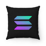 Solana (SOL) Cryptocurrency Symbol Pillow