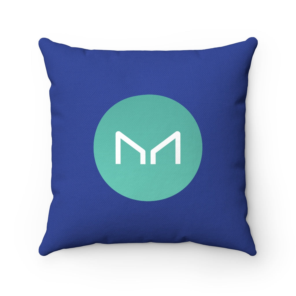 Maker (MKR) Cryptocurrency Symbol Pillow