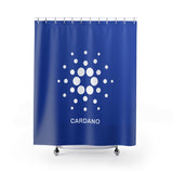 Cardano (ADA) Cryptocurrency Symbol Shower Curtains