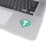 Tether (USDT) Cryptocurrency Symbol Stickers