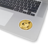NEW Dogecoin cryptocurrency Kiss-Cut Stickers $DOGE