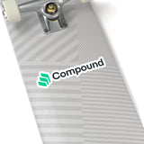 Compound (COMP) Cryptocurrency Symbol Kiss-Cut Stickers