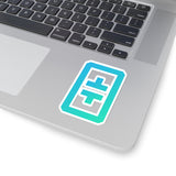 THETA (THETA) Cryptocurrency Symbol Stickers
