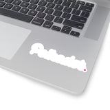 Polkadot (DOT) Cryptocurrency Symbol White Stickers