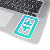 THETA (THETA) Cryptocurrency Symbol Stickers