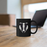 Badger DAO Cryptocurrency Logo Black Mug