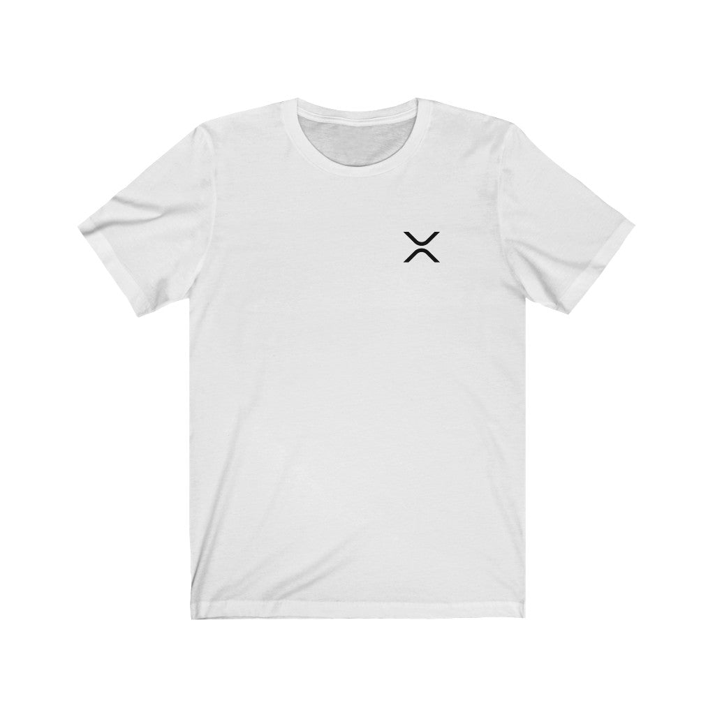 XRP Ripple polo t-shirt WHITE – Crypto Wardrobe