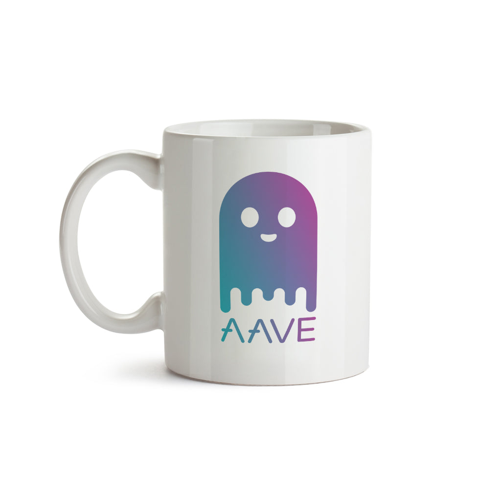 Aave (AAVE) Cryptocurrency Symbol Mug