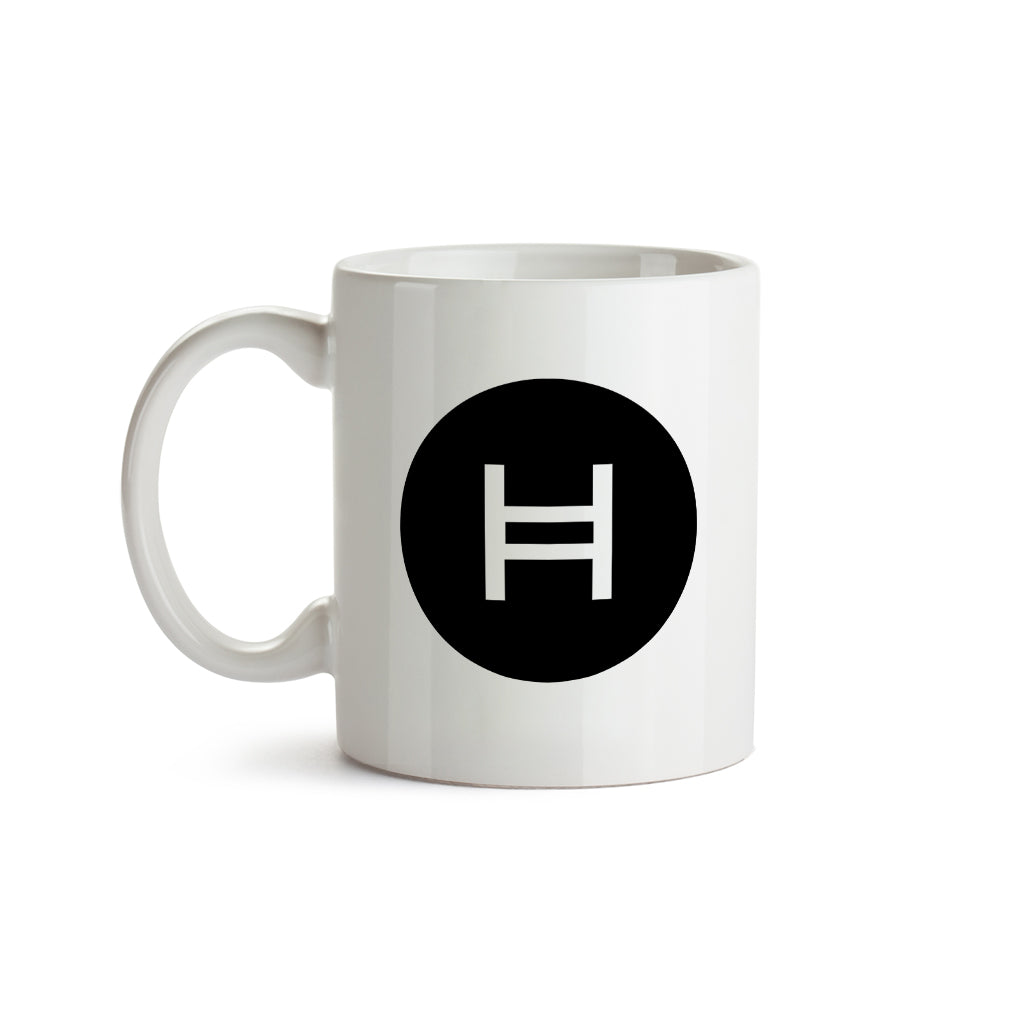 Hedera Hashgraph (HBAR) Cryptocurrency Symbol Mug