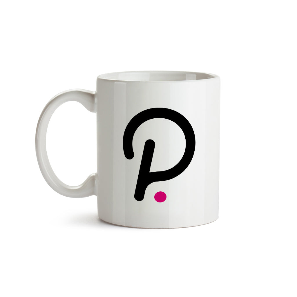 Polkadot (DOT) Cryptocurrency Symbol Mug