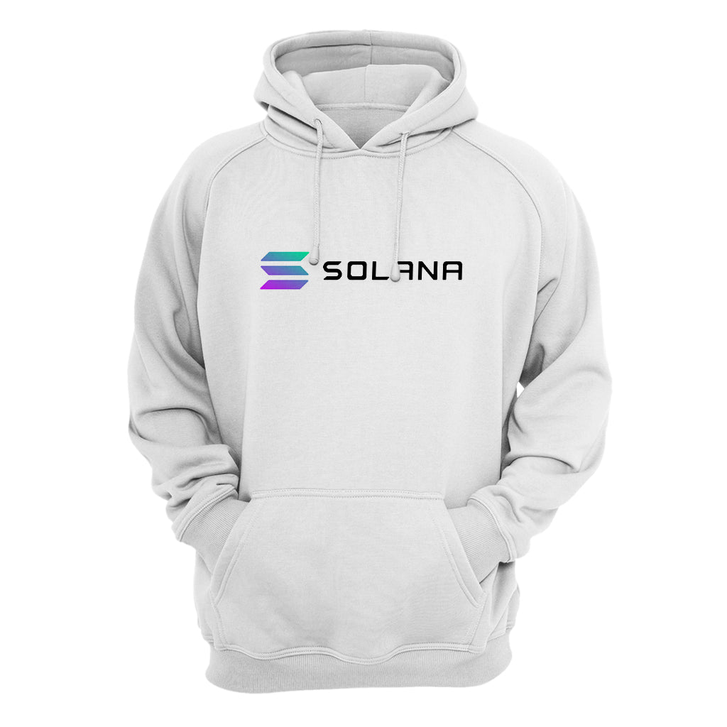 Solana (SOL) Cryptocurrency Symbol Hooded Sweatshirt
