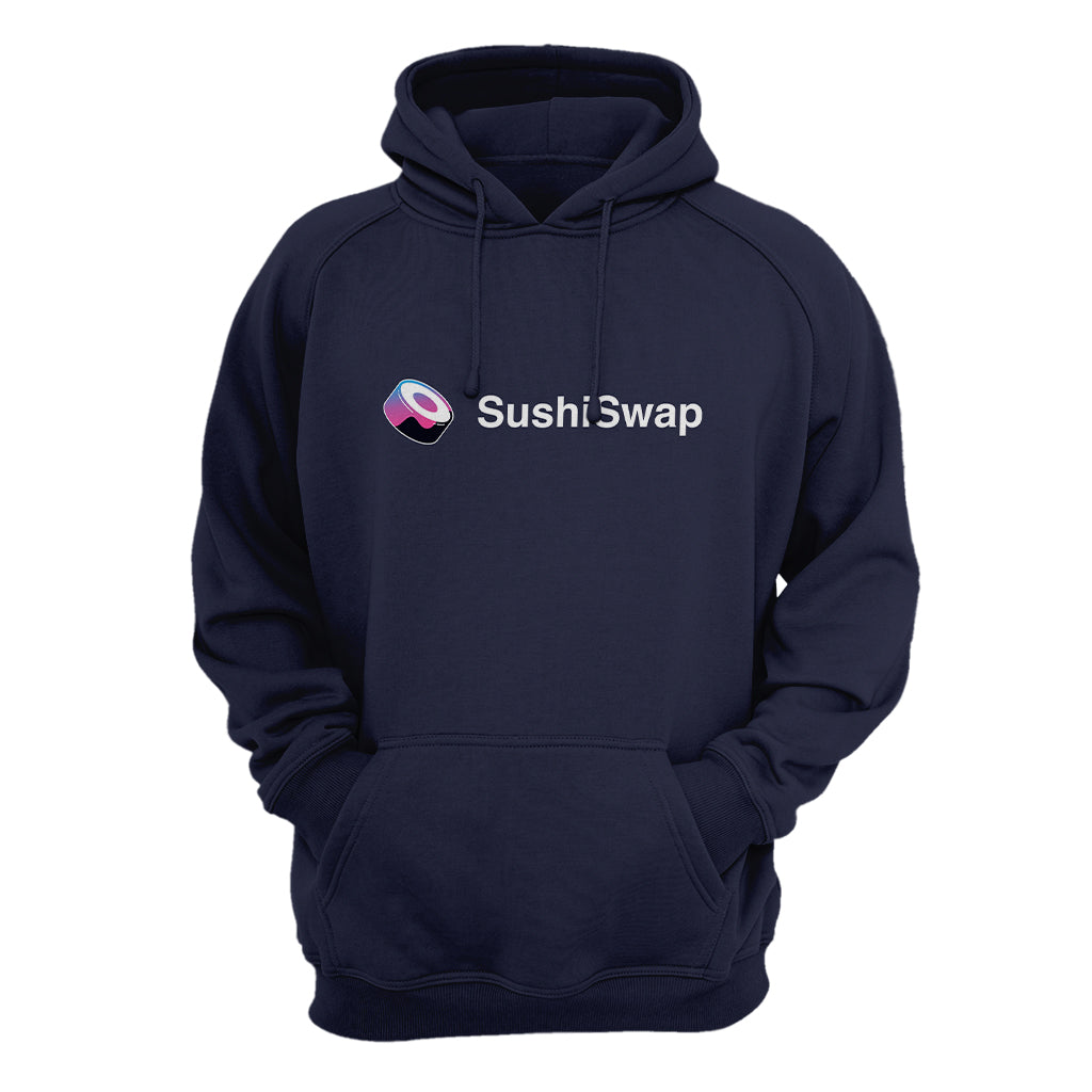 SushiSwap (SUSHI) Cryptocurrency Symbol Hooded Sweatshirt