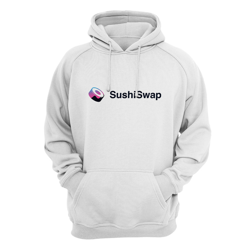 SushiSwap (SUSHI) Cryptocurrency Symbol Hooded Sweatshirt