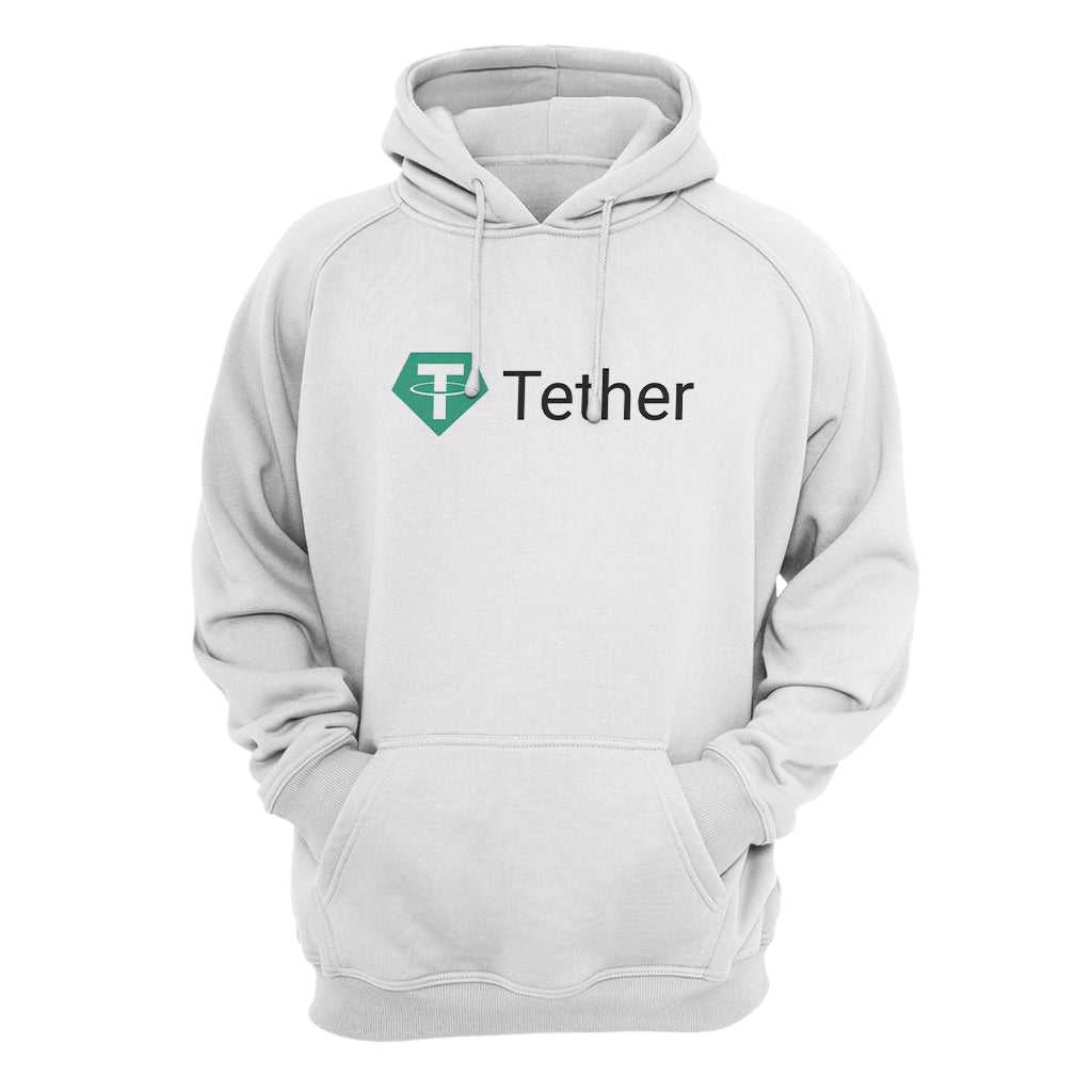 Tether (USDT) Cryptocurrency Symbol Hooded Sweatshirt