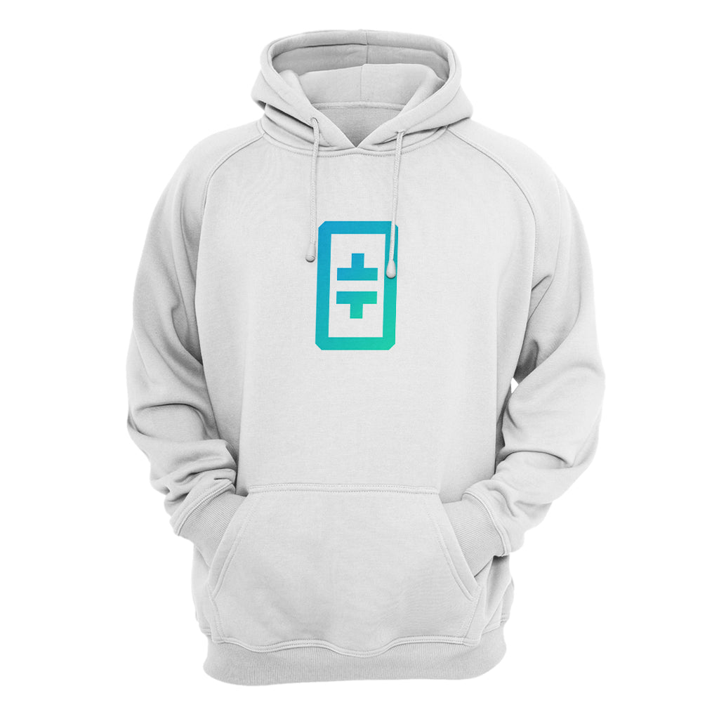 THETA (THETA)  Cryptocurrency Symbol Hooded Sweatshirt