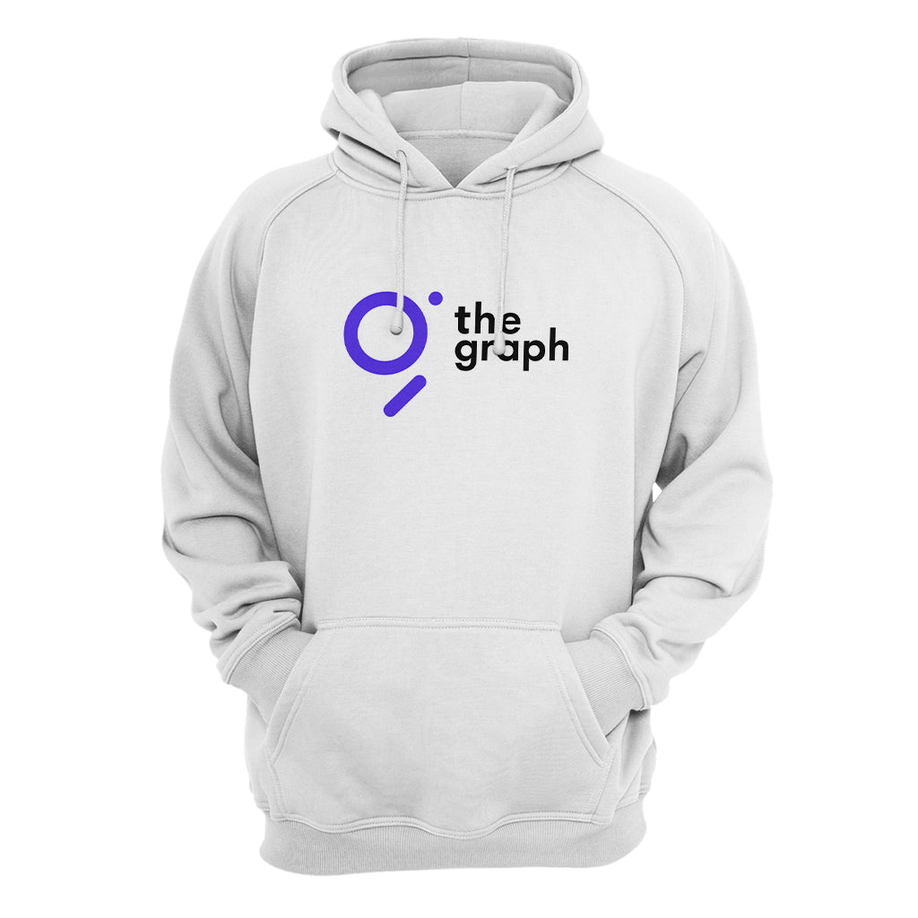 The Graph (GRT) Cryptocurrency Symbol Hooded Sweatshirt