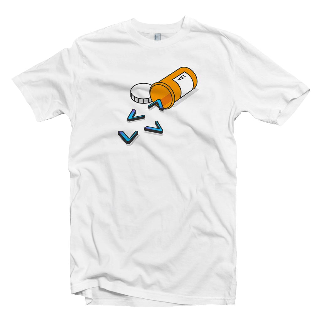 Addicted to Vechain, VET medicine crypto T-shirt