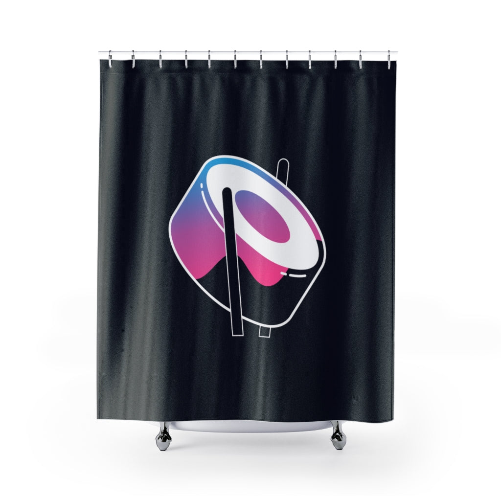 SushiSwap (SUSHI) Cryptocurrency Symbol Shower Curtains