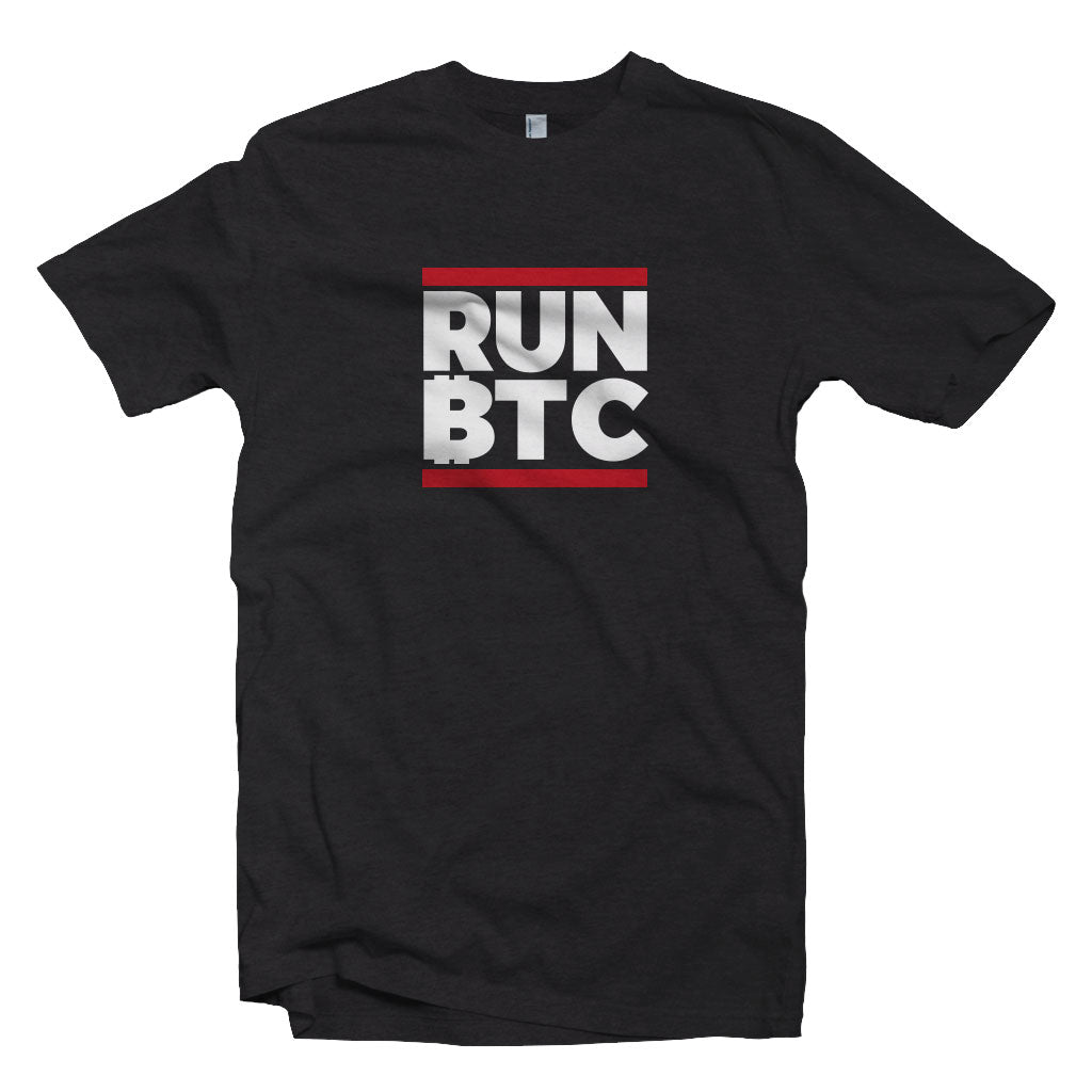 Run Bitcoin BTC t-shirt