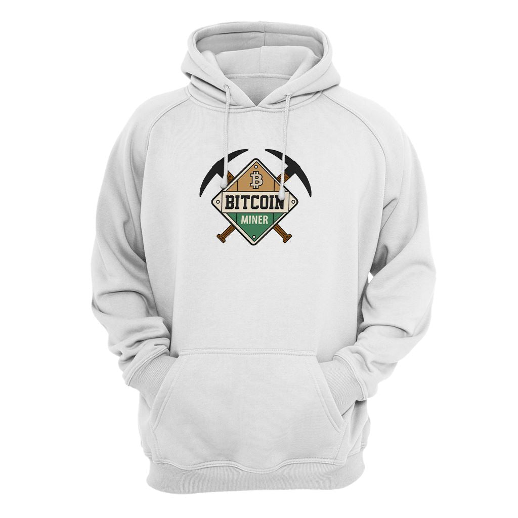 Bitcoin Miner Badge Hoodie - Crypto Wardrobe Bitcoin Ethereum Crypto Clothing Merchandise Gear T-shirt hoodie