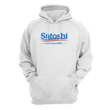Satoshi Nakamoto For President Hoodie - Crypto Wardrobe Bitcoin Ethereum Crypto Clothing Merchandise Gear T-shirt hoodie