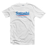 Satoshi for President T-Shirt2 - Crypto Wardrobe Bitcoin Ethereum Crypto Clothing Merchandise Gear T-shirt hoodie