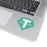 Tether (USDT) Cryptocurrency Symbol Stickers