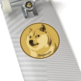NEW Dogecoin cryptocurrency Kiss-Cut Stickers $DOGE