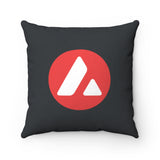 Avalanche (AVAX) Cryptocurrency Symbol Pillow