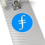 Filecoin (FIL) Cryptocurrency Symbol Stickers