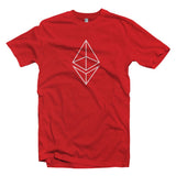 Ethereum Outline Logo T-Shirt2 - Crypto Wardrobe Bitcoin Ethereum Crypto Clothing Merchandise Gear T-shirt hoodie